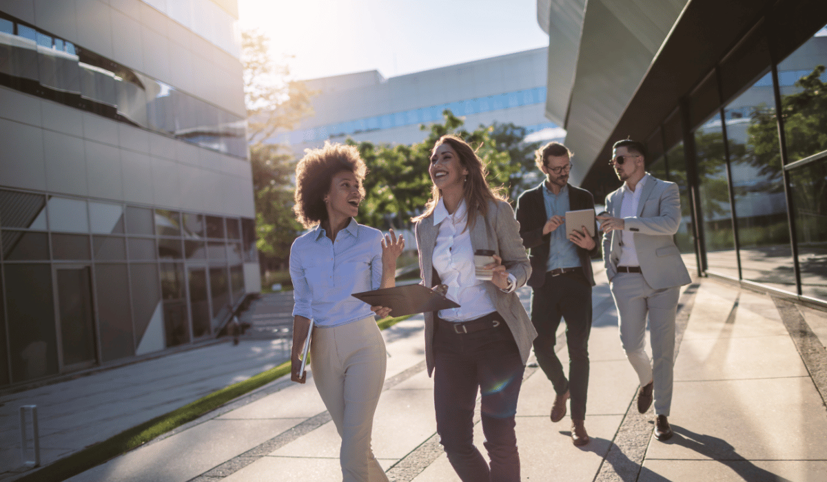 New professionals networking at an IPAC event